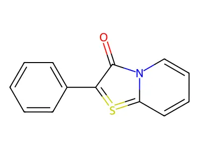 Anhydro-2-phenyl-3-hydroxythiazolo(3,2-a)pyridinium structure