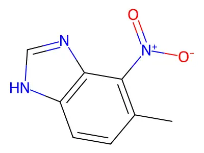 5-methyl-4-nitro-1H-benzimidazole structure