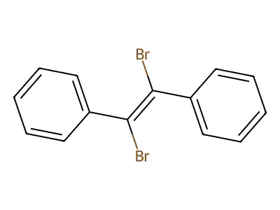 Dibromostilbene structure