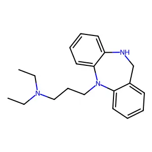 5H-Dibenzo(b,e)(1,4)diazepine, 10,11-dihydro-5-(3-(diethylamino)propyl)- structure