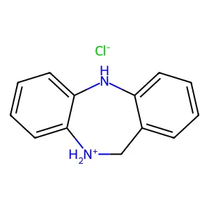 5H-Dibenzo(b,e)(1,4)diazepine, 10,11-dihydro-, hydrochloride structure