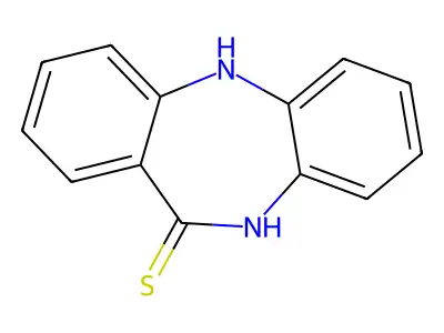 5,10-Dihydro-11H-dibenzo(b,e)(1,4)diazepine-11-thione structure