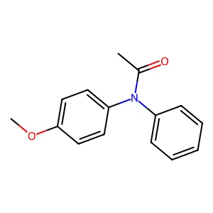 N-(4-甲氧基苯基)-N-苯基乙酰胺 structure