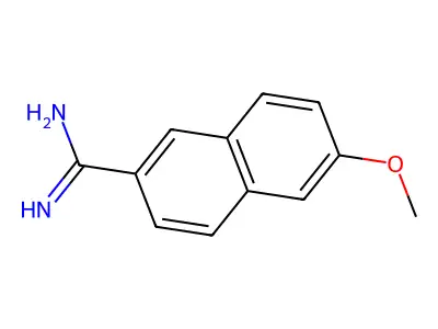6-Methoxy-naphthalene-2-carboxamidine structure