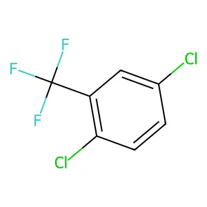 Benzene, 1,4-dichloro-2-(trifluoromethyl)- structure