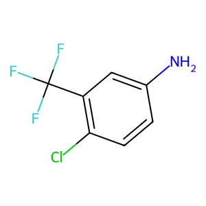 4-Chloro-3-(trifluoromethyl)aniline structure