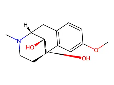 3-Methoxy-17-methylmorphinan-6,14-diol structure