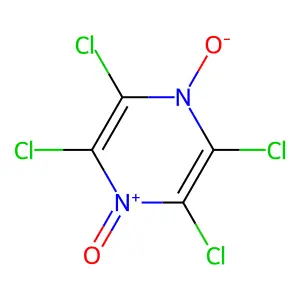 2,3,5,6-Tetrachloro-4-oxidopyrazin-1-ium 1-oxide structure