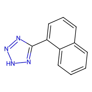 5-naphthalen-1-yl-2H-tetrazole structure