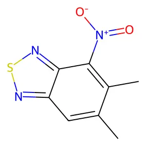 5,6-Dimethyl-4-nitro-2,1,3-benzothiadiazole structure