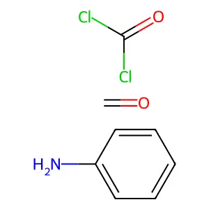 苯胺-光气-甲醛共聚物 structure