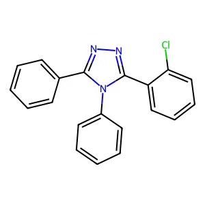 3-(2-Chlorophenyl)-4,5-diphenyl-1,2,4-triazole structure