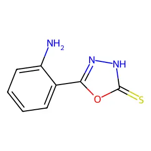 5-(2-Aminophenyl)-1,3,4-oxadiazole-2(3H)-thione structure