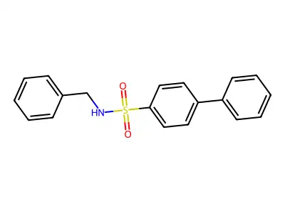 N-benzyl-4-phenylbenzenesulfonamide structure