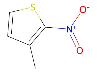 3-Methyl-2-nitrothiophene structure