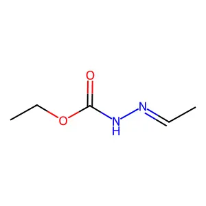 Ethyl 2-ethylidenehydrazinecarboxylate structure