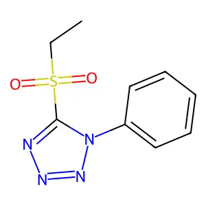 5-Ethylsulfonyl-1-phenyl-1H-tetrazole structure