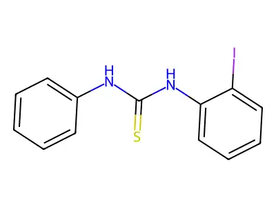 1-(2-Iodophenyl)-3-phenylthiourea structure