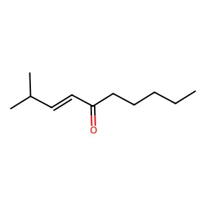 2-Methyl-3-decen-5-one structure