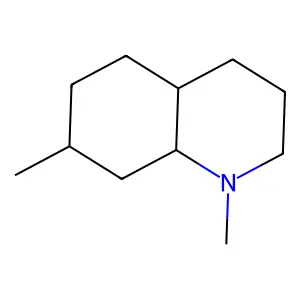 Quinoline, decahydro-1,7-dimethyl- structure