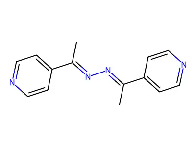 2,5-Bis(4-pyridyl)-3,4-diaza-2,4-hexadiene structure