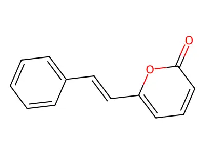 6-Styryl-2h-pyran-2-one structure