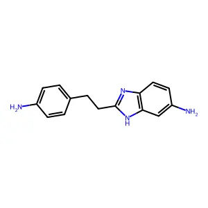 2-(4-Aminophenethyl)-1H-benzo[d]imidazol-5-amine structure
