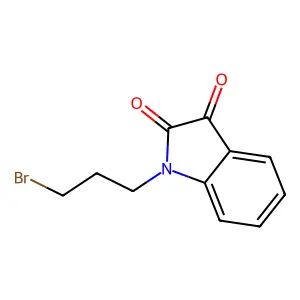 1-(3-bromopropyl)-1H-indole-2,3-dione structure
