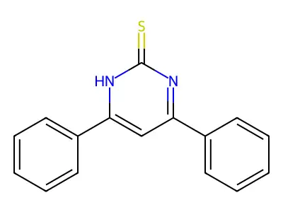 2(1H)-Pyrimidinethione, 4,6-diphenyl- structure