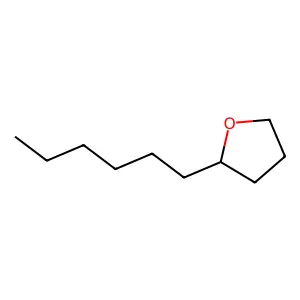 2-Hexyltetrahydrofuran structure