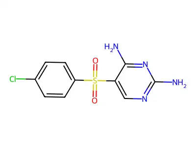 5-(4-Chloro-benzenesulfonyl)-pyrimidine-2,4-diamine structure