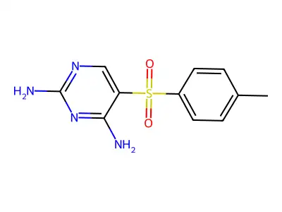 5-(4-Methylphenyl)sulfonylpyrimidine-2,4-diamine structure