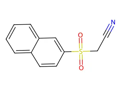 2-(2-Naphthylsulfonyl)acetonitrile structure