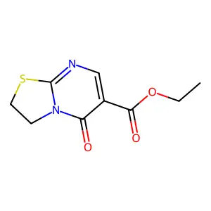 Ethyl 5-oxo-2,3-dihydro-5H-(1,3)thiazolo(3,2-a)pyrimidine-6-carboxylate structure