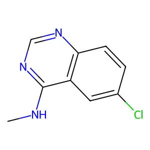 6-chloro-N-methylquinazolin-4-amine structure