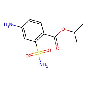 1-Methylethyl 4-amino-2-(aminosulfonyl)benzoate structure