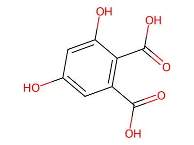 3,5-Dihydroxyphthalic acid structure