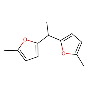 2,2'-Ethylidenebis(5-methylfuran) structure