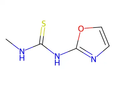 1-Methyl-3-(1,3-oxazol-2-yl)thiourea structure