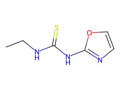 1-Ethyl-3-(1,3-oxazol-2-yl)thiourea structure