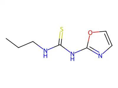 1-(1,3-Oxazol-2-yl)-3-propylthiourea structure