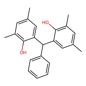 2-[(2-Hydroxy-3,5-dimethylphenyl)-phenylmethyl]-4,6-dimethylphenol structure