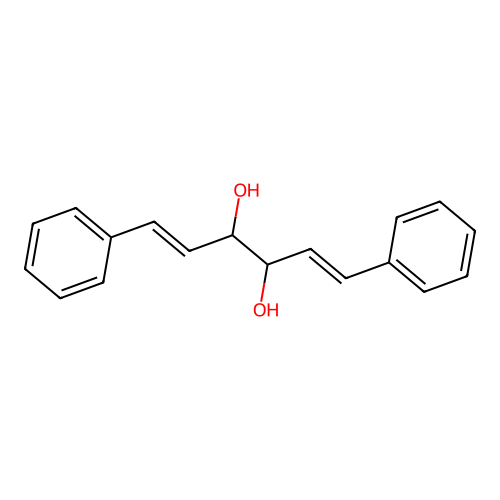 1,6-Diphenyl-1,5-hexadiene-3,4-diol structure