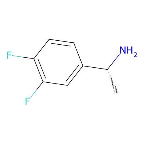 (1R)-1-(3,4-Difluorophenyl)ethan-1-amine structure