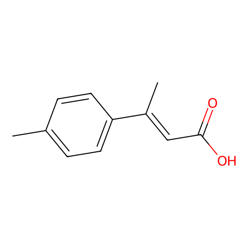 3-(4-Methylphenyl)-2-butenoic acid structure