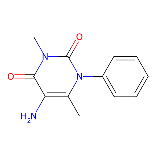5-Amino-3,6-dimethyl-1-phenylpyrimidine-2,4-dione structure