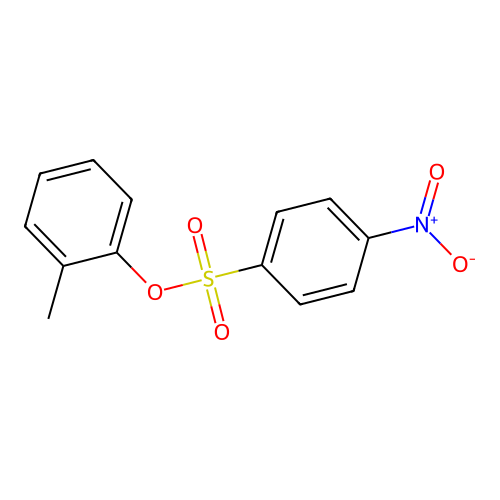 2-Methylphenyl 4-nitrobenzenesulfonate structure