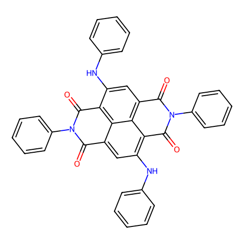 2,7-Diphenyl-4,9-bis-phenylamino-benzo(lmn)(3,8)phenanthroline-1,3,6,8-tetraone structure