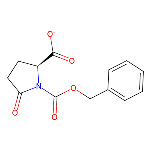 1,2-Pyrrolidinedicarboxylic acid, 5-oxo-, 1-(phenylmethyl) ester, (2S)- structure