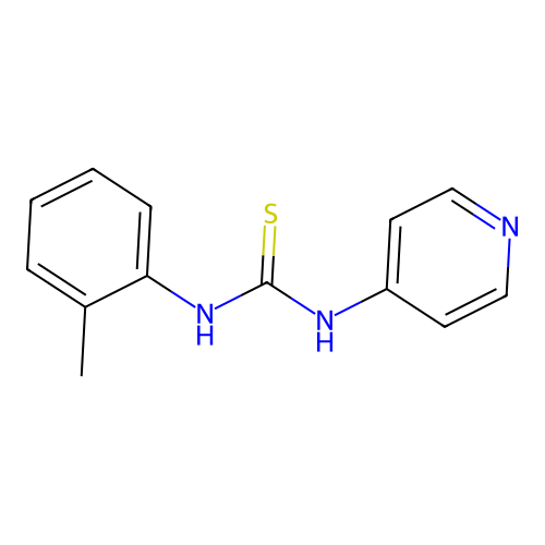 1-(2-Methylphenyl)-3-pyridin-4-ylthiourea structure